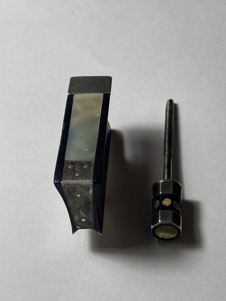 Violin Bow Frog & Adjuster Before & After Repair