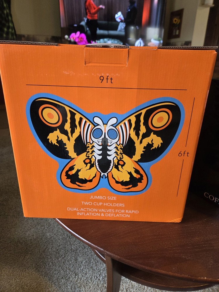 GODZILLA MOTHRA Official Winged Inflatable Pool Float Raft New JUMBO SIZE !!