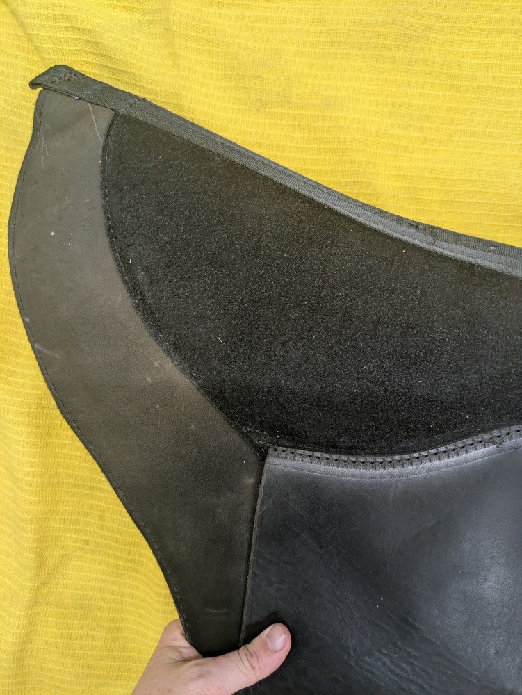 Trail Master Bareback Pad Black Leather & Suede w/ Stirrup Package