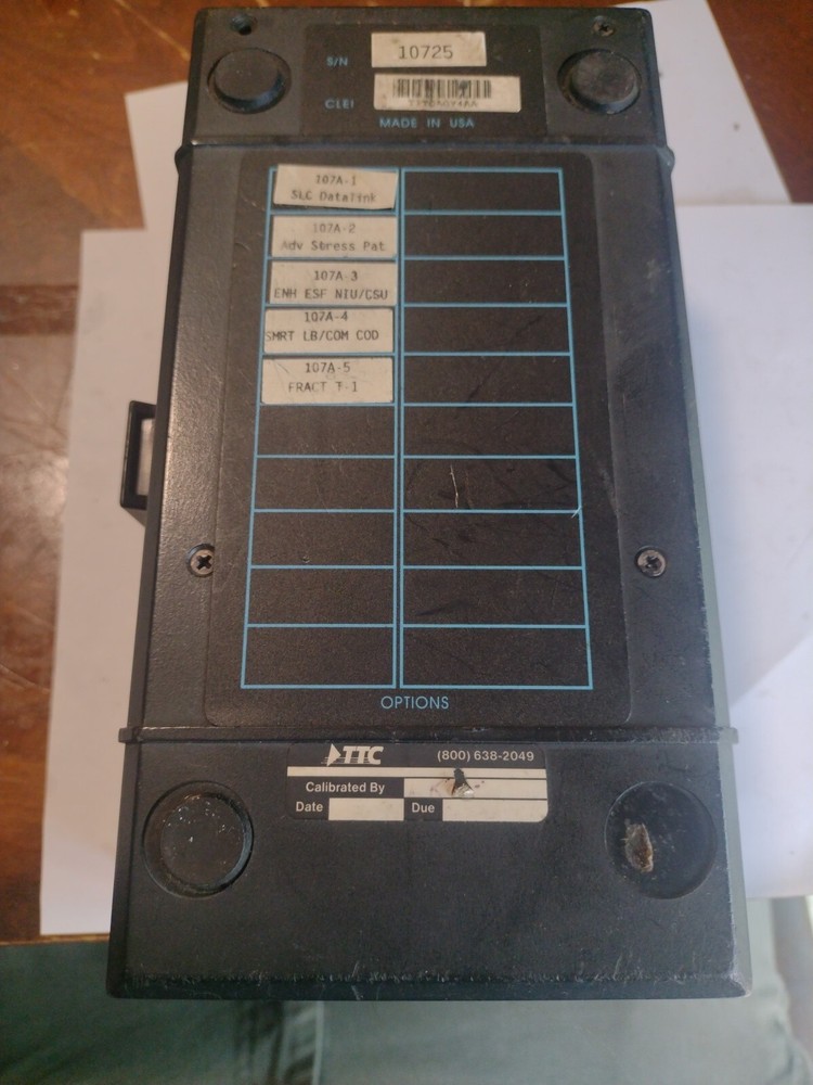 T-BERD 107A, T-CARRIER ANALYZER.