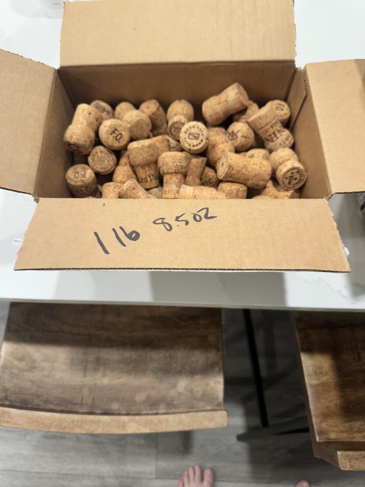 Champagne corks. 1 lb 8.5 oz