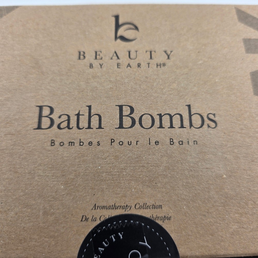 Beauty By Earth Soak Aromatherapy Bath Bombs 6pc Handmade Set