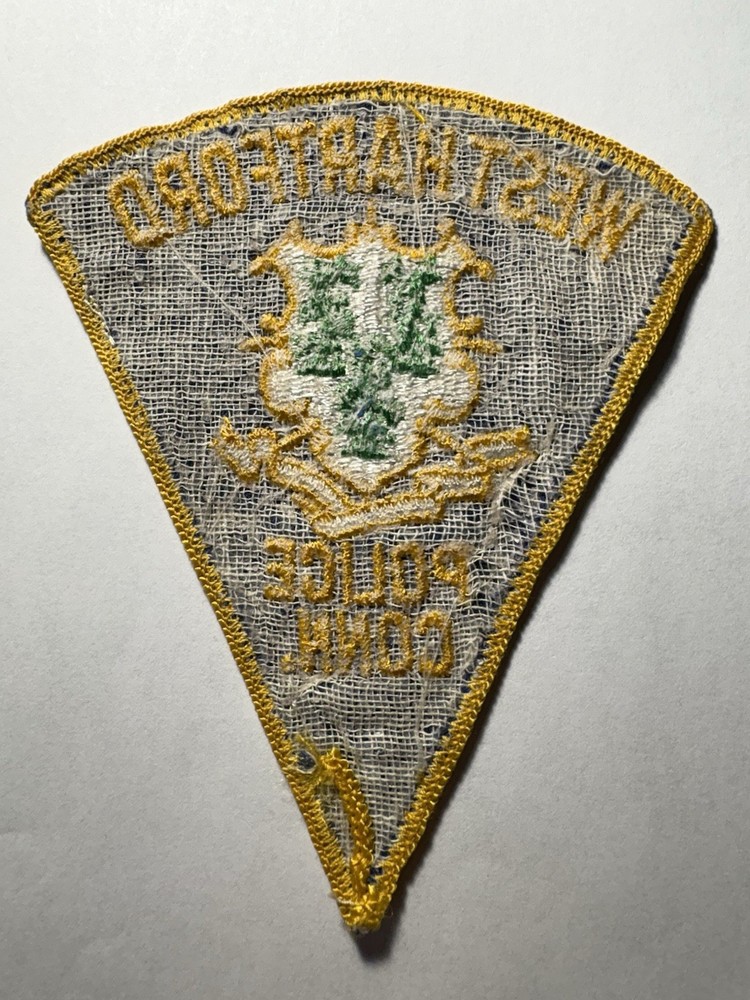 West Hartford Connecticut Police Patch