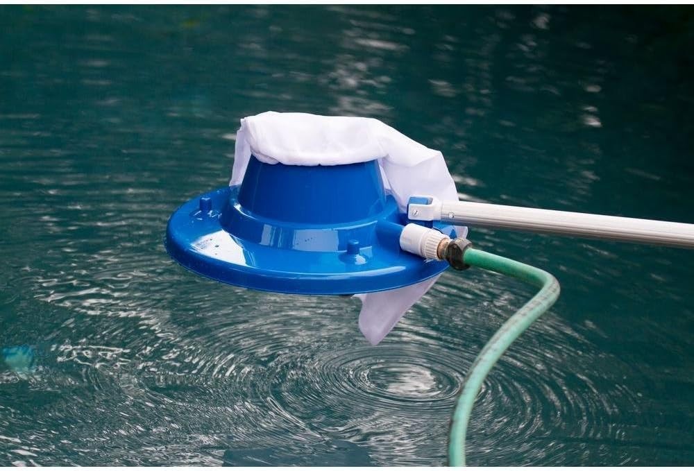 Durable Pull & Lock Mesh Bag for Efficient Pool Leaf Cleaning - 1