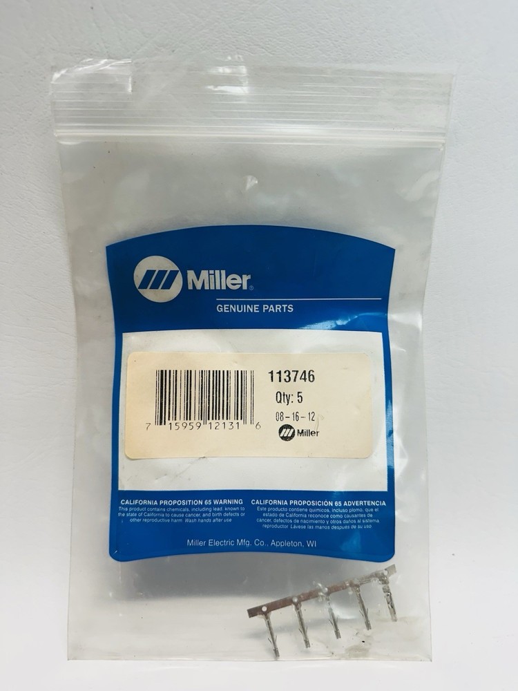 NEW Miller 113746 Connector 5 Pack
