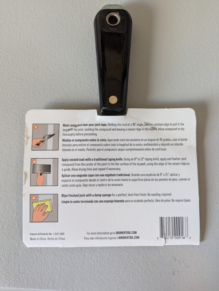Warner Perfect Pass 6 in. Finishing Tool