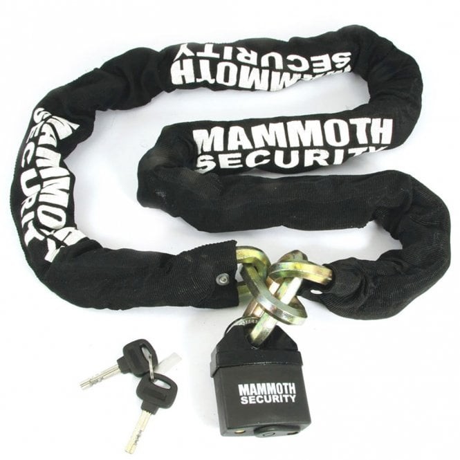 Mammoth (Security) Lock & Chain - 12mm Hexagonal Link - 1.8m
