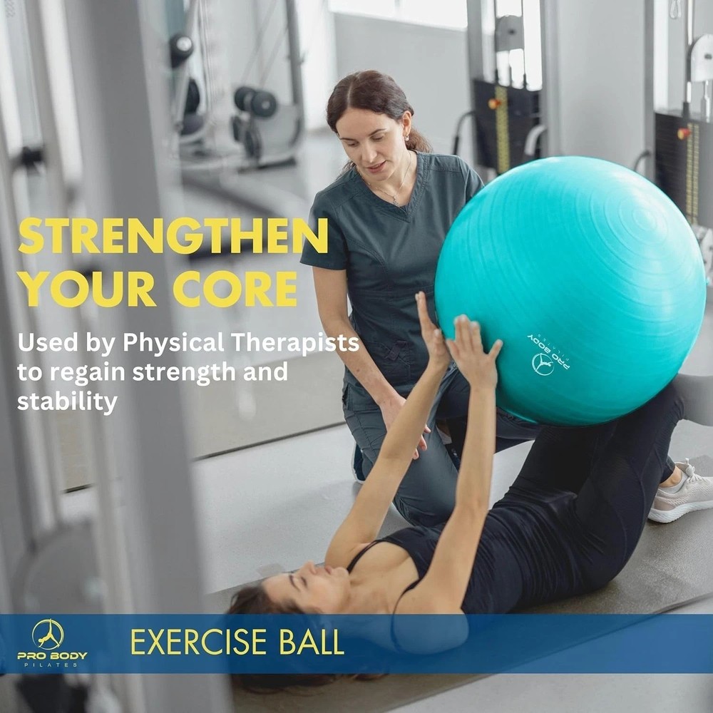 Anti-Burst Stability Ball for Core Strength, Flexibility and Physical Therapy