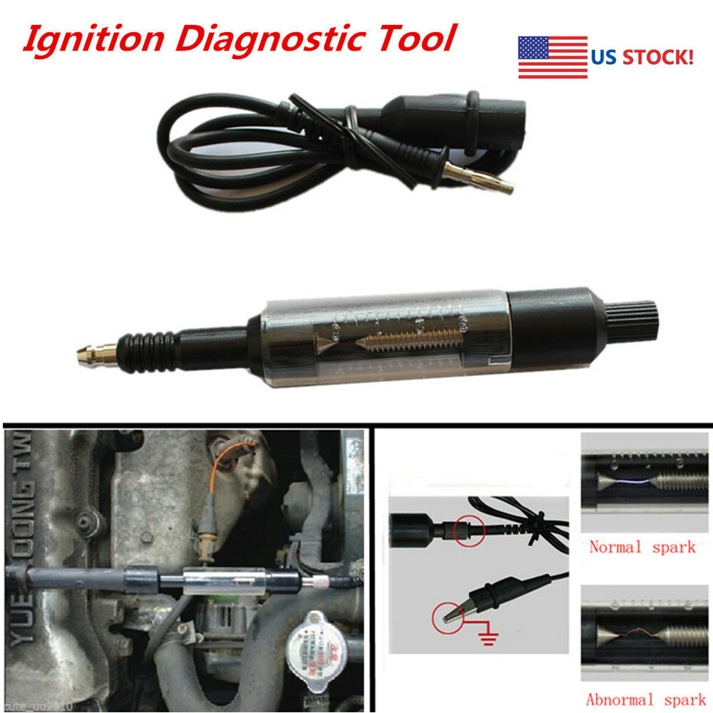 Spark Plug Tester Coil Overs Detector Car Ignition System Diagnostic Test Tool