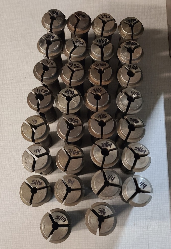 VARIOUS SIZE #22 ROUND COLLETS