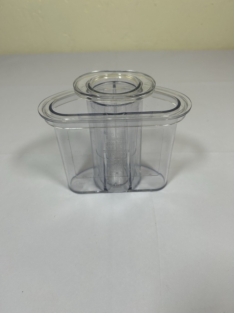 Hamilton Beach Food Processor Model 70580 OEM Replacement Part - Chute + Pusher