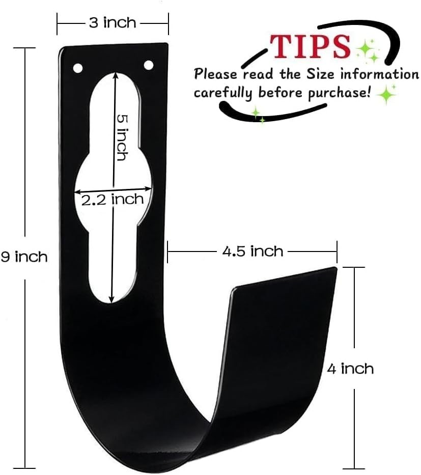 Garden Hose Wall Hook - Rustproof & Sturdy Design for Easy Access