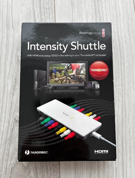 Intensity Shuttle Blackmagic Design Capture Card for USB 3.0 Operation confirmed