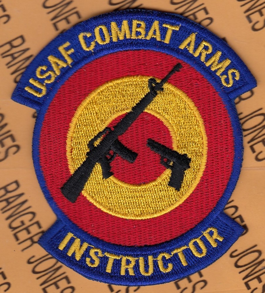 USAF Air Force Combat Arms Instructor ~4" patch c/e