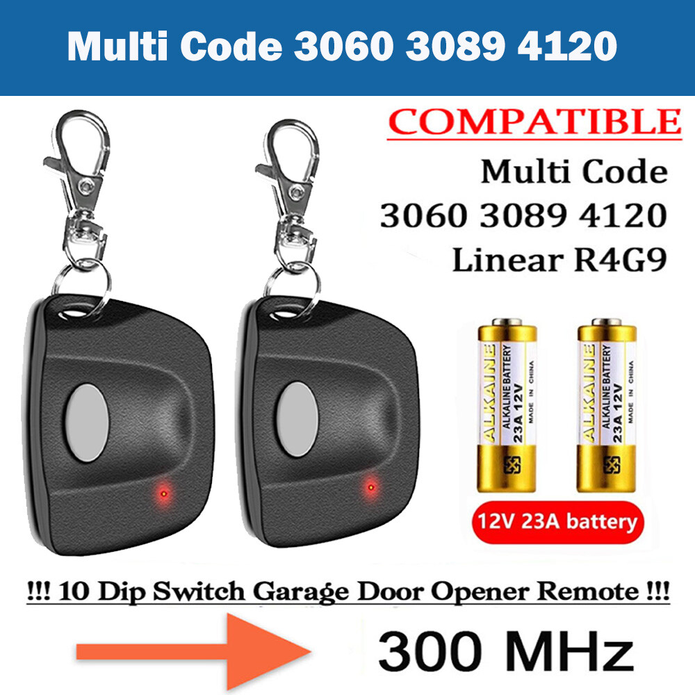 10 Digi-Code 5012 on/off MultiCode Switch 310MHz Garage Remote For Stanley 1050