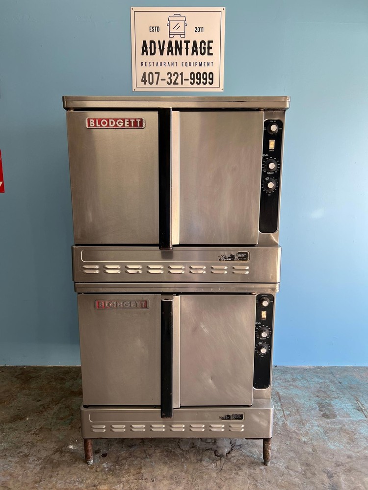 Blodgett DFG-100 Solid Door Double Stack Gas Convection Oven - Preowned -