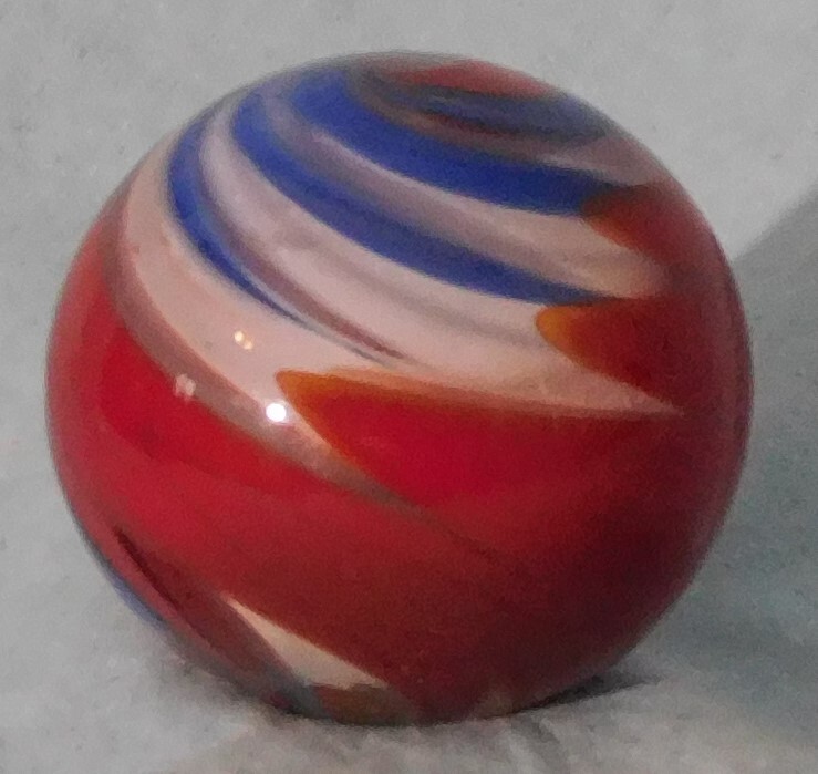 Andy Davis Contemporary Handmade Marble, 1 3/4" Diameter, #9159B