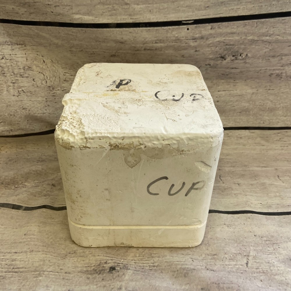 Unbranded Ceramic Casting Mold Round Plain Cup #W-462