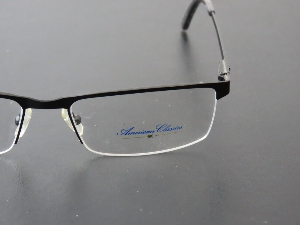 American Classics AC Marcus Black Eyeglass Frame 55-17-140