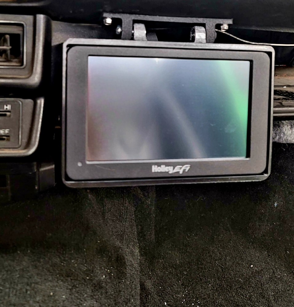 Under dash mount for Holley EFI 7" inch Pro dash screen