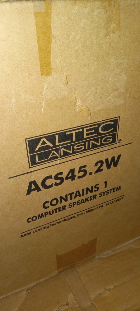 Altec Lansing Multimedia Computer Speaker System Powered Subwoofer ACS45.2