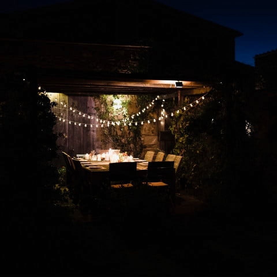 Indoor/Outdoor10' 5 Socket String Light Strand Medium Base Bulbs Sold