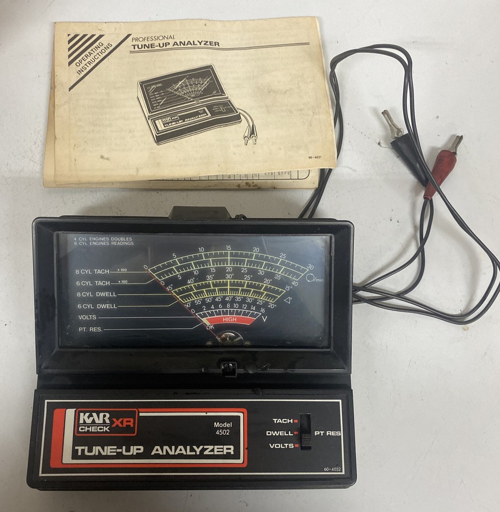 KAR CHECK MODEL 4502  PERFORMANCE TUNE UP Analyzer