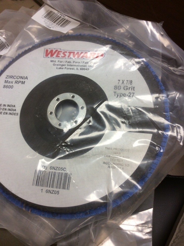 7 In Arbor Mount Flap Disc 80 Grit