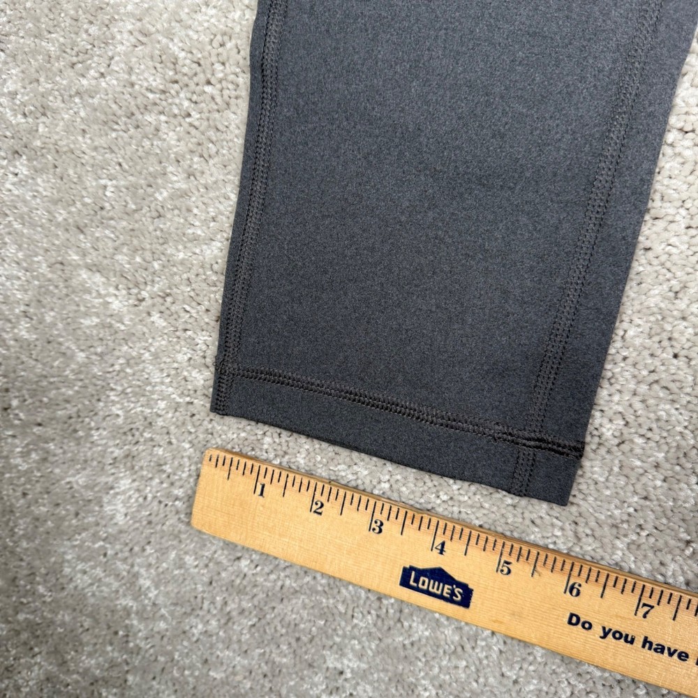 Isabel Maternity Active Capri Pants Crossover Panel Gray Women's Size M