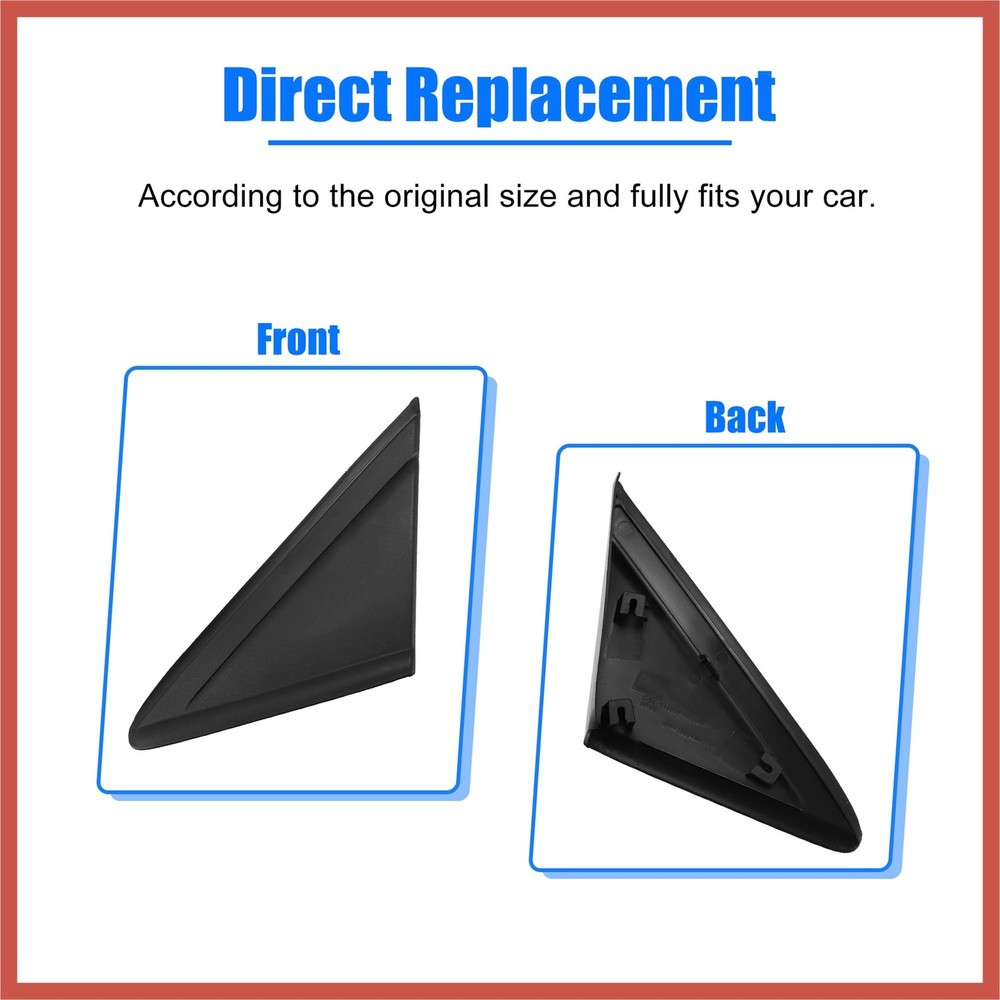 Front Left Mirror Corner Triangle Cover Panel for Ford Escape 2013-2019