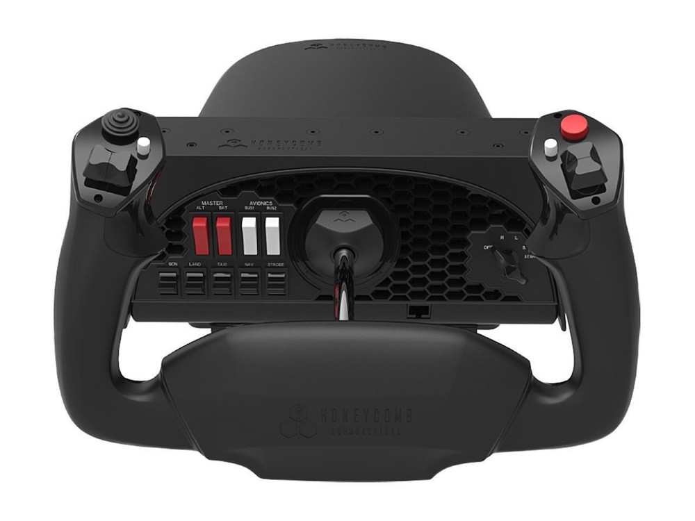 ULN* Honeycomb Aeronautical Alpha Flight Controls Yoke & Switch Panel