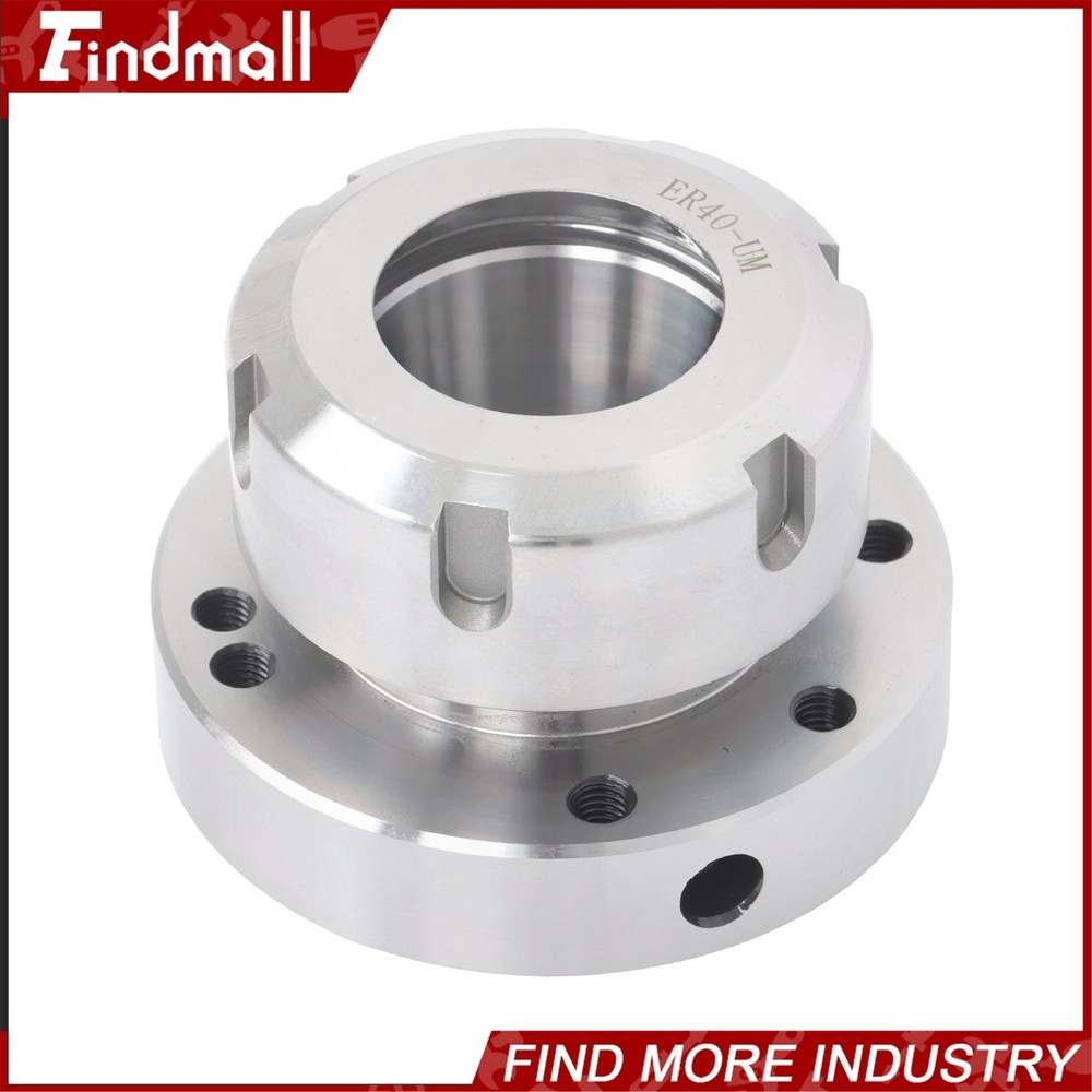 Findmall 80mm Diameter ER40 Collet Chuck for CNC Milling Machine Precision Tool