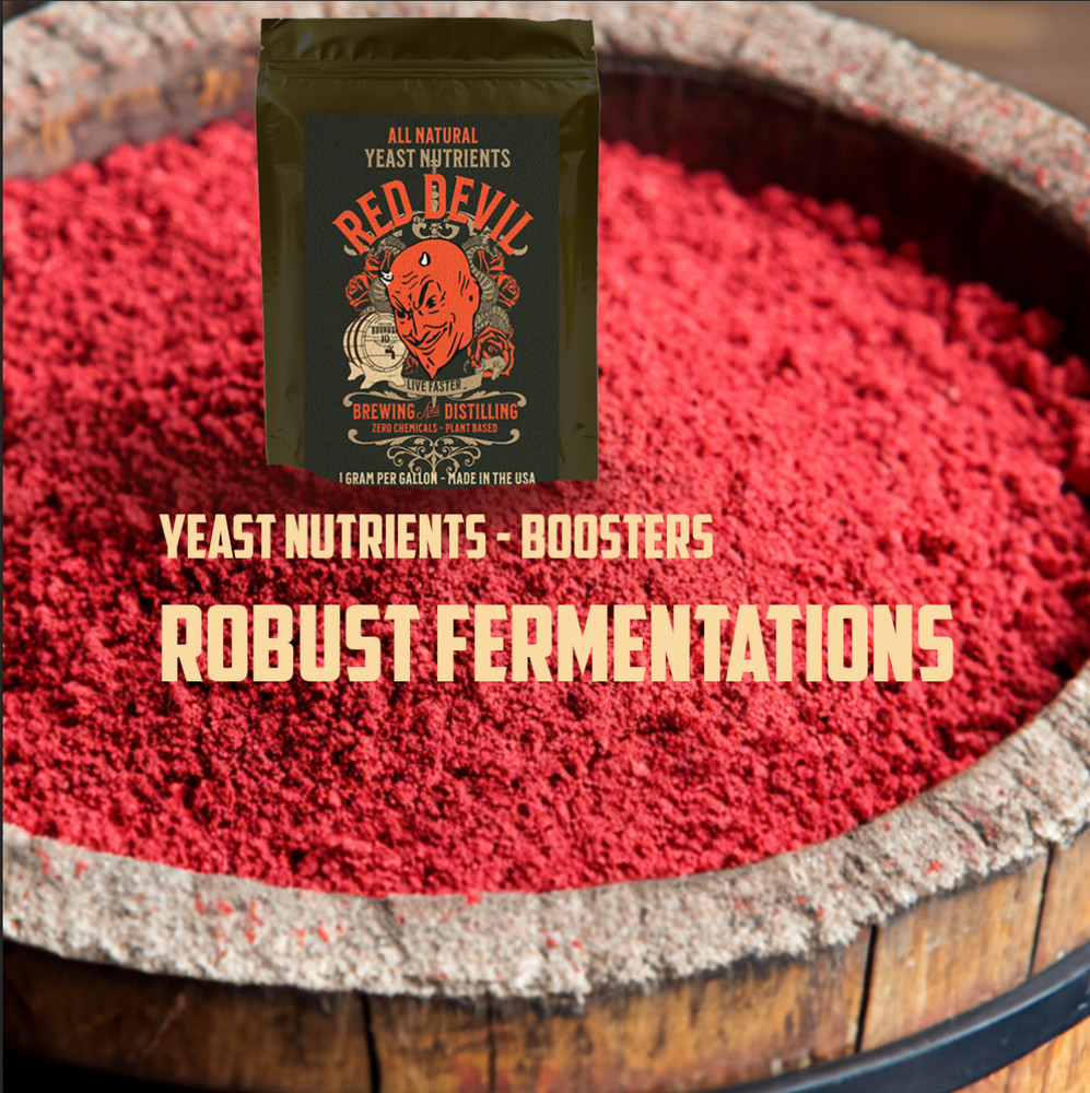 Yeast Nutrient (Sugar Shine, Whiskey, Moonshine) RED DEVIL - Organic Yeast Boost
