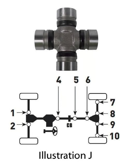 Bronco Universal Joint AT-08496 125094