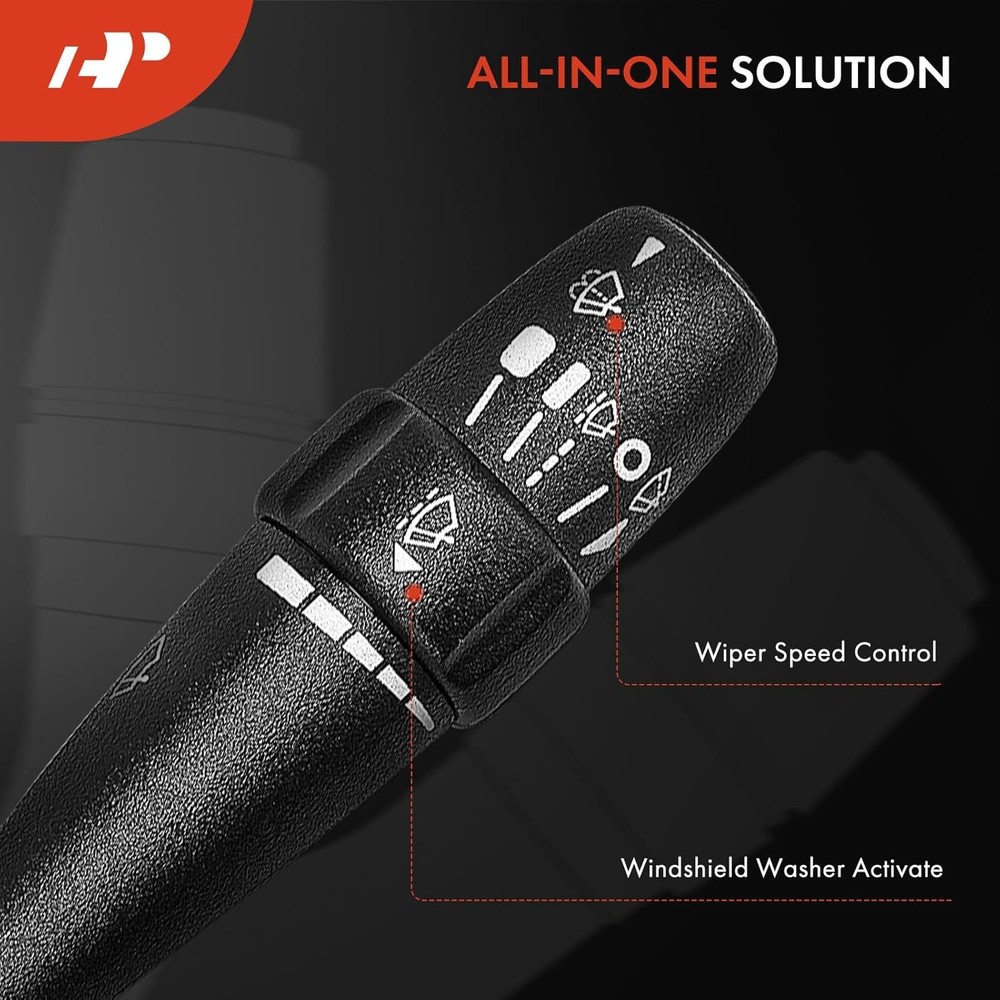 Front Windshield Wiper and Washer Switch Lever Compatible with Various Models -