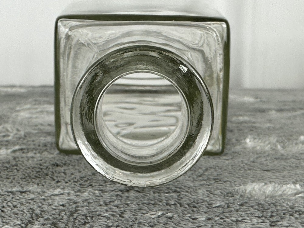 Tall Vintage Clear Bottle