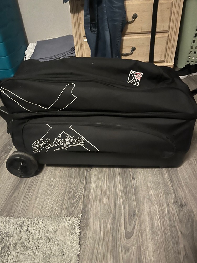 KR Strikeforce Hybrid Black 3 Ball Roller Bowling Bag