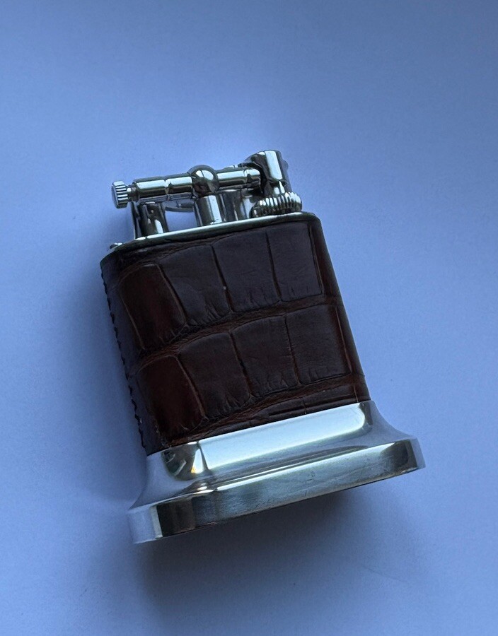Boxed Dunhill Unique Club ‘Fluid’ Table Lighter - Overhauled