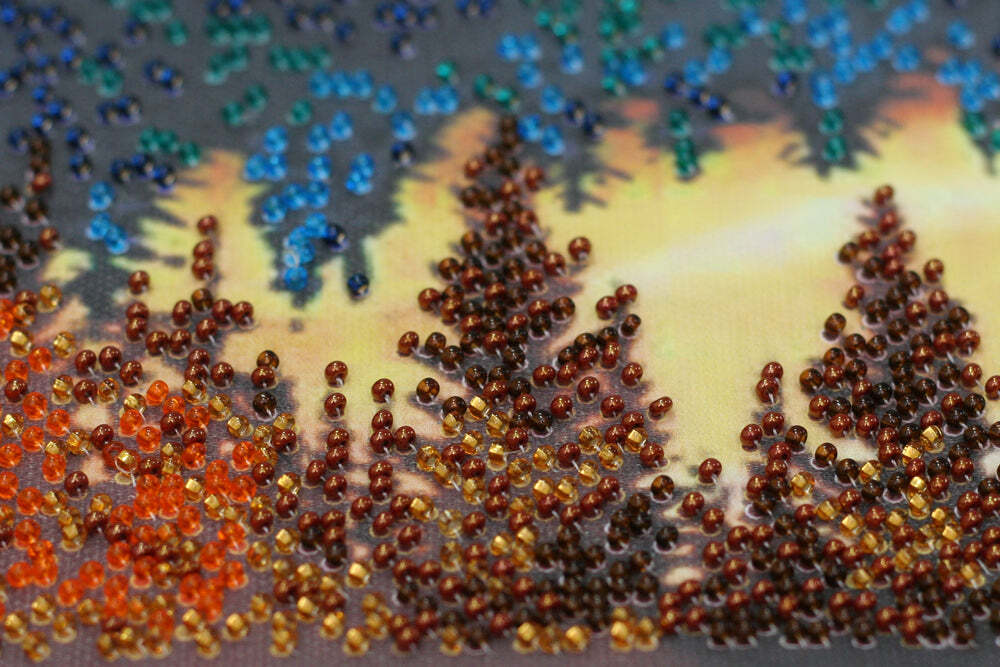Abris Art Bead Embroidery Kit - At a lake AB-845
