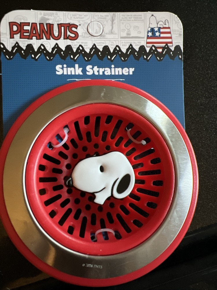 Peanuts Snoopy Sink Drain Strainer NWT