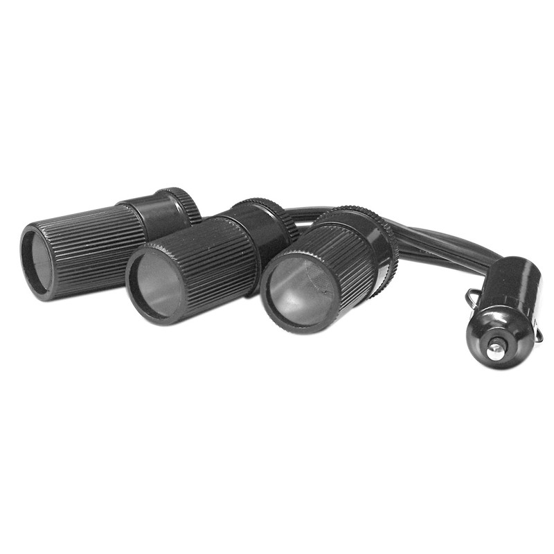 Accessories Unlimited AUCB59 Triple Socket Cigarette Plug Adapter