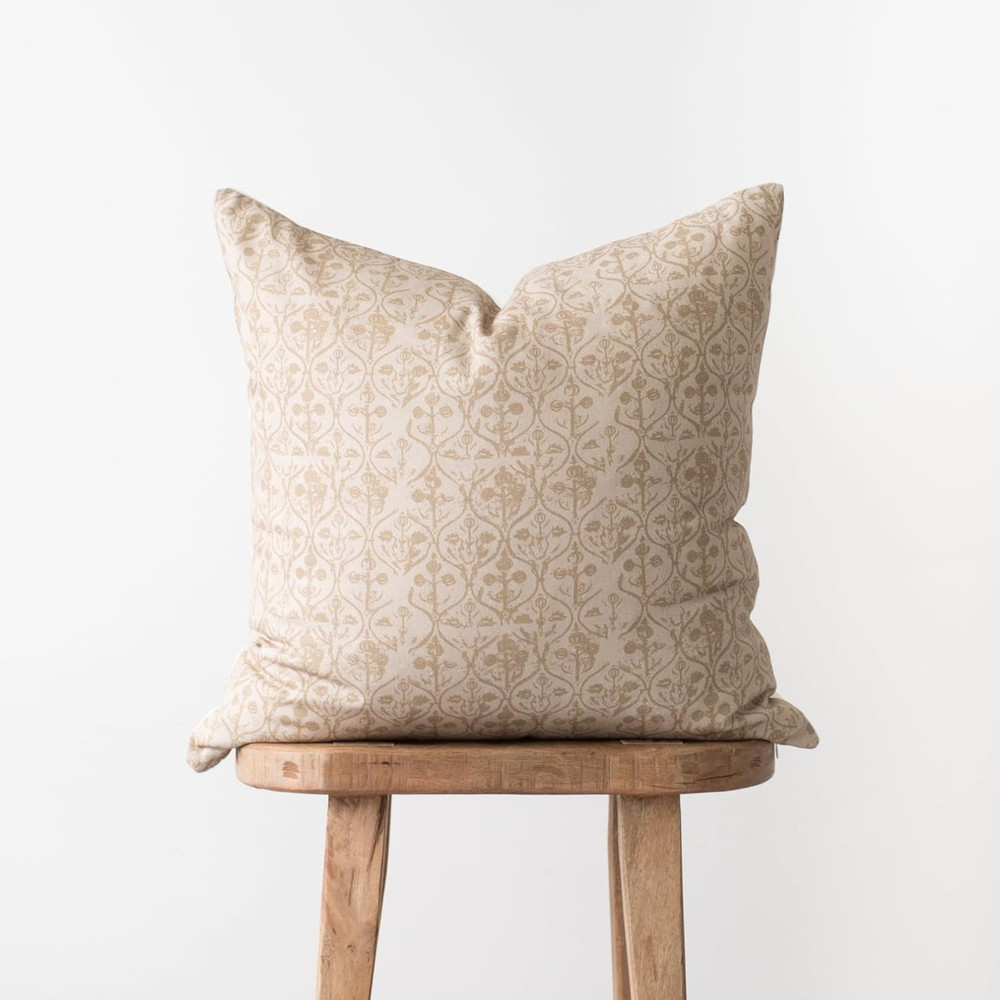 Luxurious 22" Boho Throw Pillow Covers - 4 Pack, Durable & Machine Washable