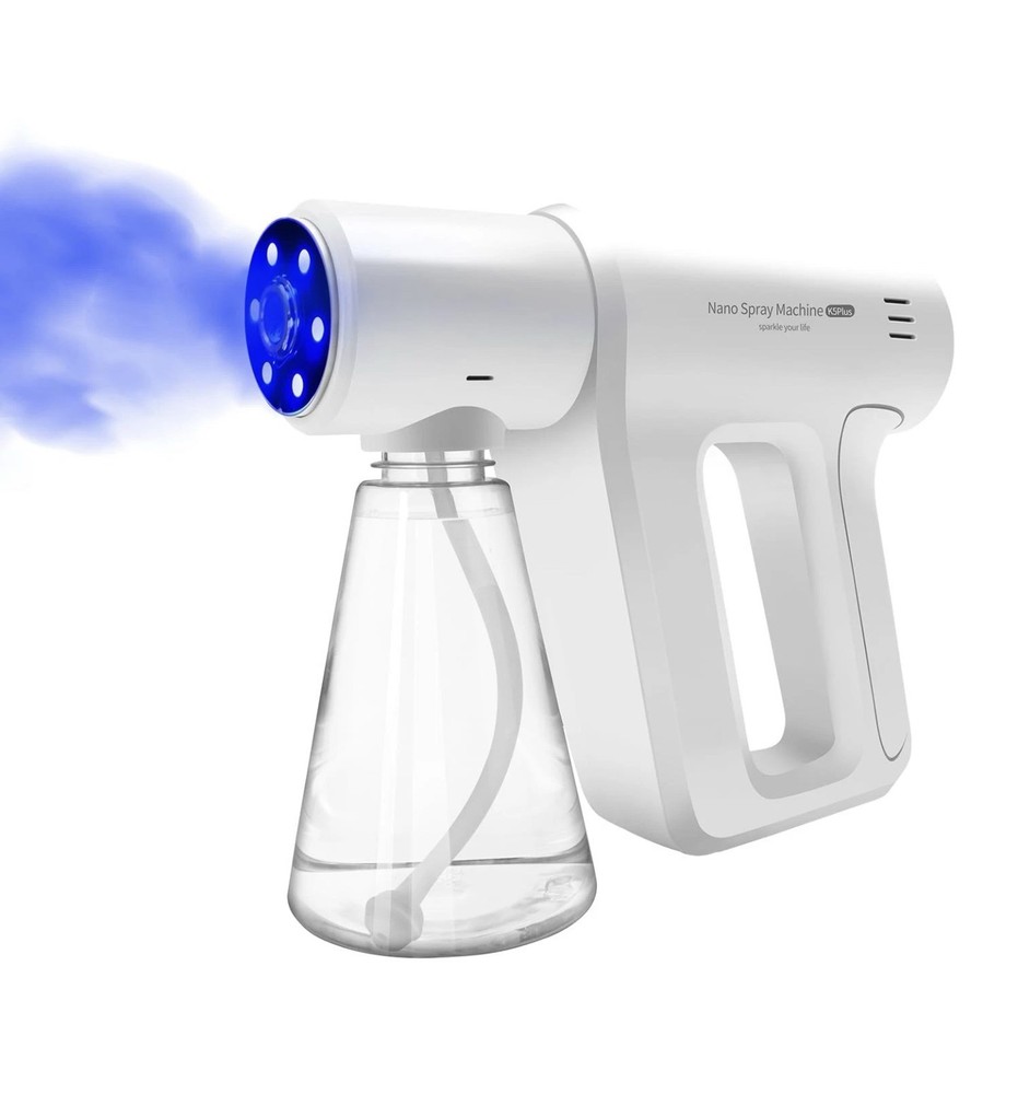 Atomizer Sprayer，Rechargeable ULV Nano Sprayer with Blue Light,Electrostatic ...