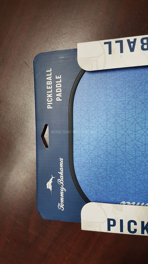 Tommy Bahama Pickleball Paddle Textured Surface Light Blue Polypropylene honey