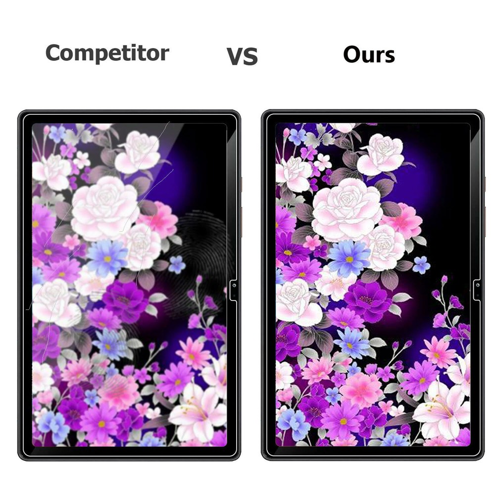 2PCS Samsung Galaxy Tab S9 FE+/S9 FE Plus 12.4'' Screen Protector Tempered Glass