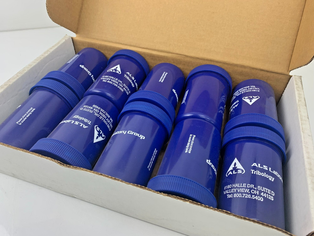 10 PACK ALS Lab Group Fluid Analysis Sample Bottles