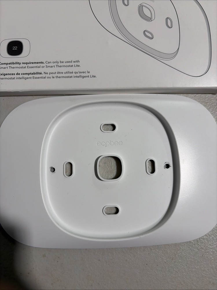 ecobee Trim Plate for Smart Thermostat Essential Only - Programmable WiFi The...