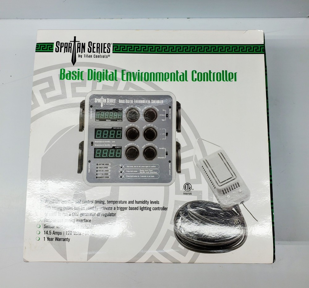 Spartan Series by Titan Controls Basic Digital Environmental Controller, Garden