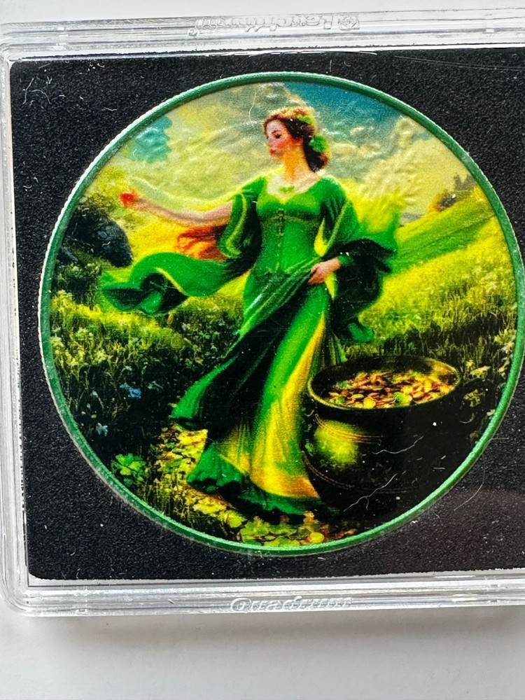 2024 Silver Eagle St. Patricks Day Edition Colorized 1oz .999 Silver Coin