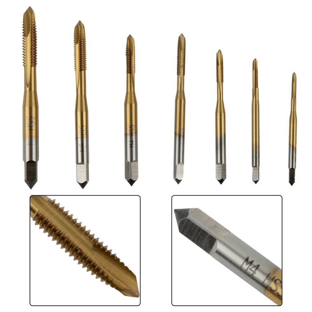 Versatile M2 M6 Thread Tapping Tools Set for Industrial and Workshop Use